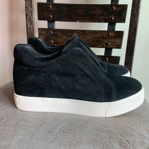 J Slides NYC Starr Black Platform Shoes Sz 10